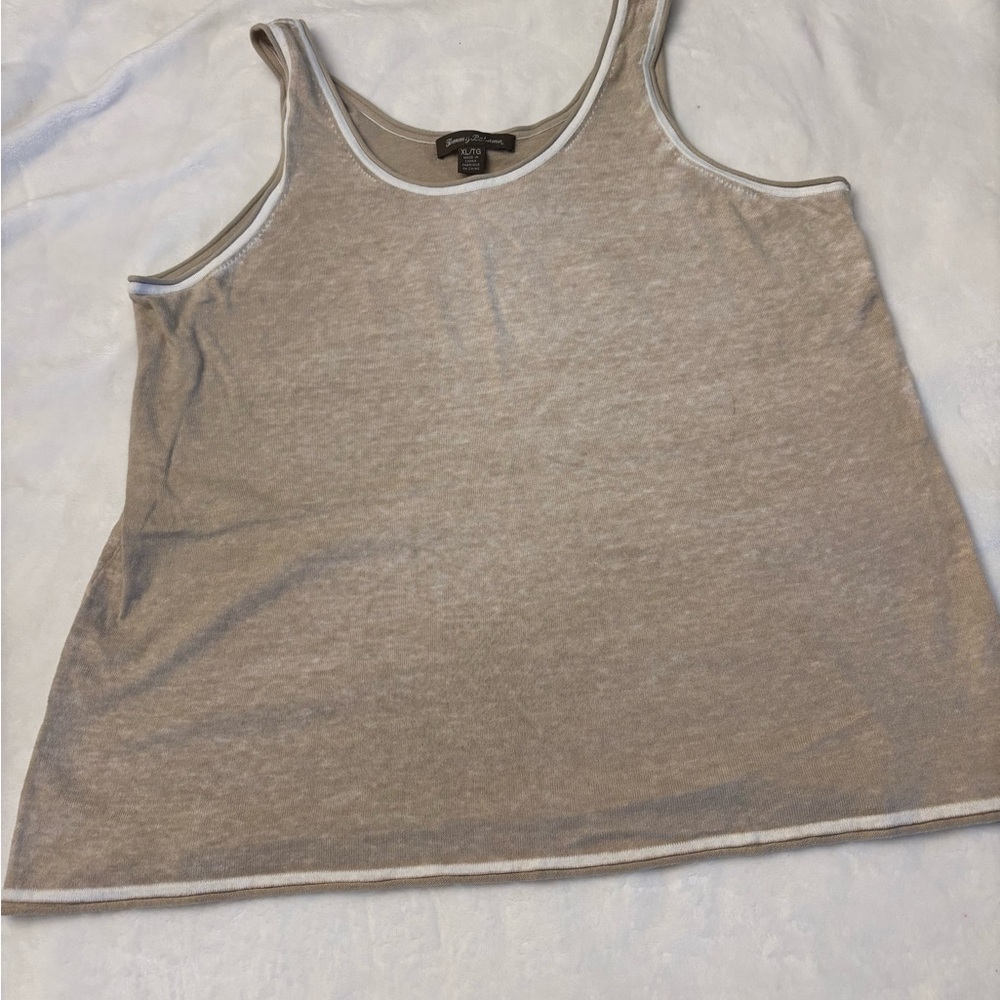 Tommy Bahama Women's Beige Tank Top